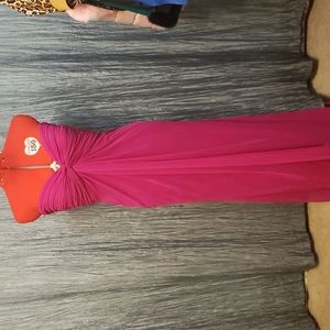Tadashi Shoji fuchsia hot pink dress